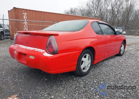 2001 Chevrolet Monte Carlo Ss из США, поврежденный, VIN 2G1WX15K419107171
